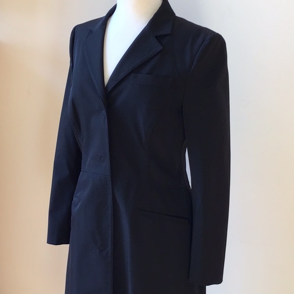 PRADA VINTAGE LIGHT FITTED COAT. - Picture 3 of 10